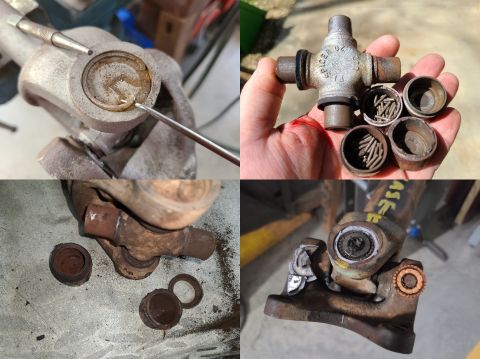 1997 Ford F-250 - Some of the u-joints that had seemed OK the first time I checked them were almost as bad as the one I knew needed replacement. Many of the…