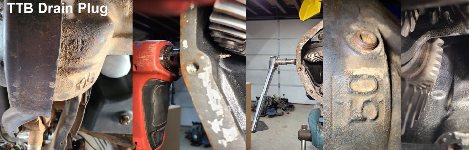 To make future service easier, I added a rear drain plug to the front chunk.
IF THE IMAGE IS TOO SMALL, click it.
