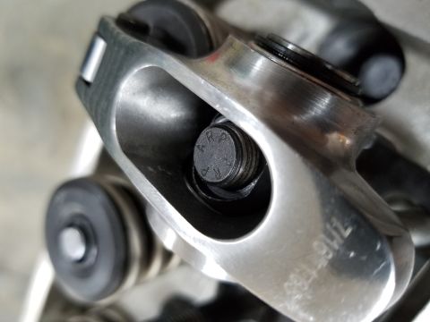 1969 Pontiac Firebird - A detailed view of an engine's internal component, likely a rocker arm assembly.