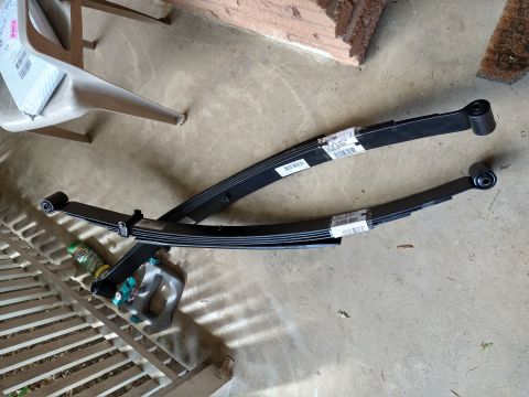 1996 Ford Bronco - Leaf springs are visible, suggesting parts for a vehicle modification.