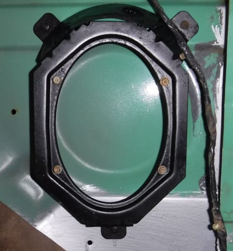 1992 Ford Bronco - De-rusted and painted the rear speaker cages -- finally adding some 6x8's in back now that water leakage above that area has been addressed…