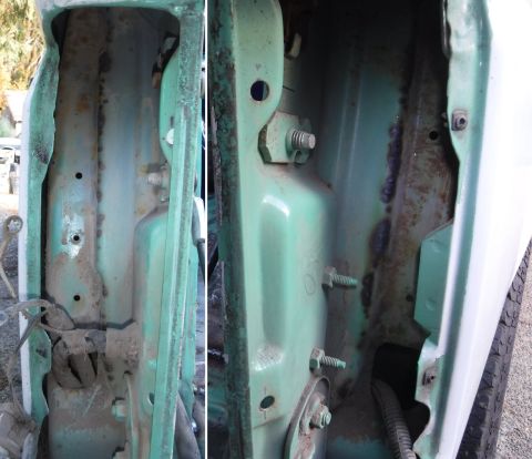 1992 Ford Bronco - Pretty happy with the amount of penetration I got out of the spot weld method. Fairly consistent and controlled, despite the work space req…