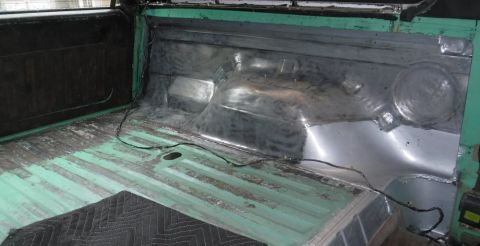 1992 Ford Bronco - Cargo area done with sanding.