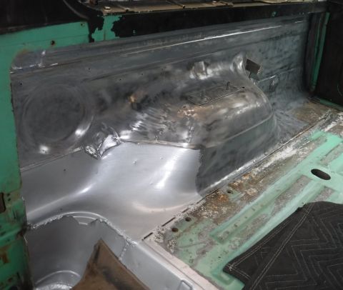 1992 Ford Bronco - Cargo area done with sanding.