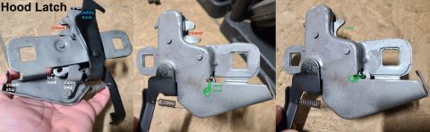 1983 Ford Bronco - '92-96 Hood Latch Operation ('80-91 similar)