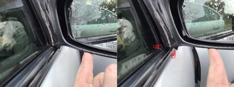 2003 Pontiac Grand Am - The passenger mirror is very loose, and the housing is broken in a few places. IF THE IMAGE IS TOO SMALL, click it. new cheap $31 https://w…