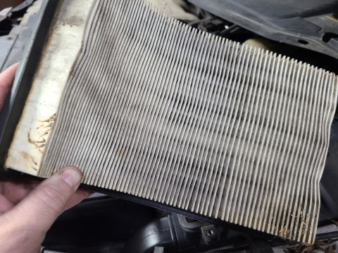 2003 Pontiac Grand Am - The air filter is dirty, and a new one is on the way. Air filter PN ACDelco GM A1279C $11 https://www.ebay.com/itm/184254732050 (BOUGHT $12…