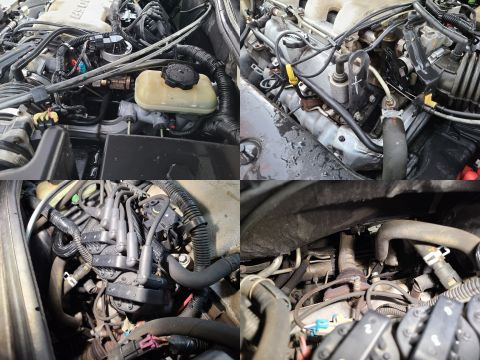 2003 Pontiac Grand Am - Even the engine benefits from thorough spraying. IF THE IMAGE IS TOO SMALL, click it.