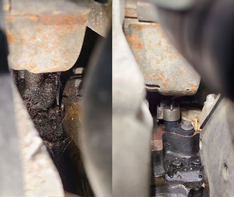 2003 Pontiac Grand Am - The oil leak appears to have come from the intake/valley pan end sealant, but it will be easy to spot now, if it re-occurs. IF THE IMAGE IS…