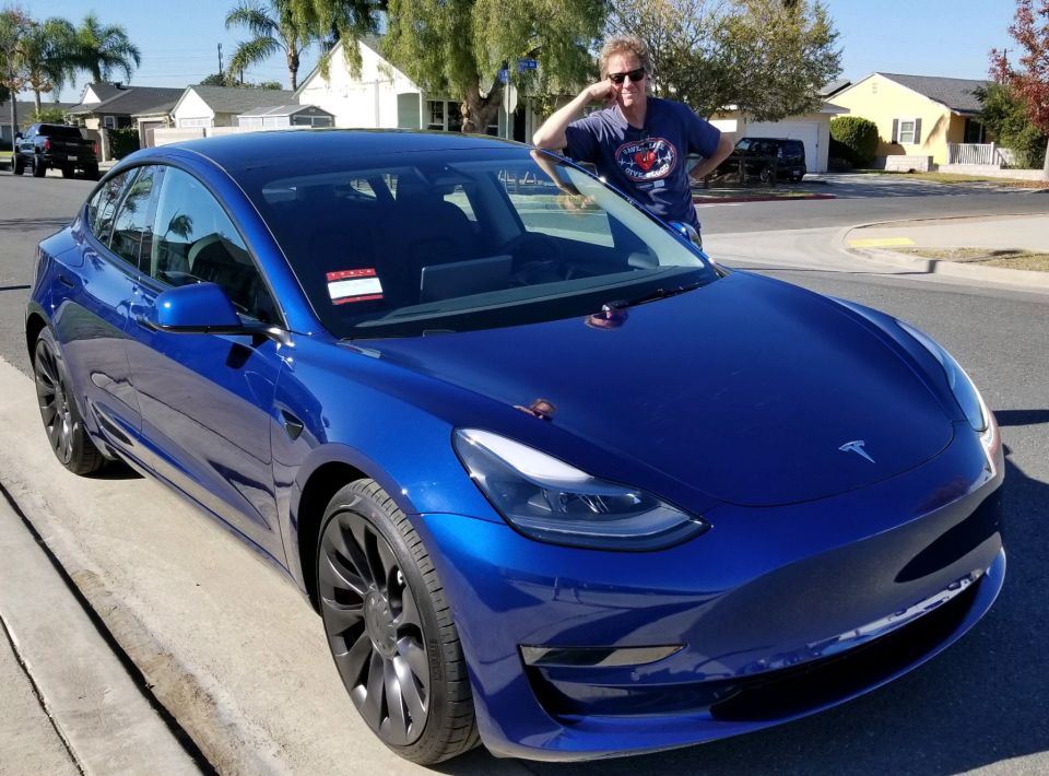 2022 Tesla Model 3 “Jet Blue”