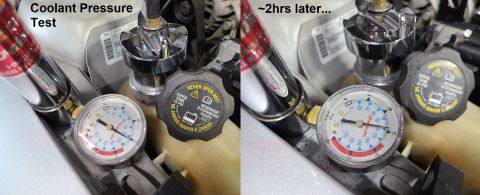 2003 Pontiac Grand Am - The coolant system shows no sign of leaking, but the cap (GM RC98 ) doesn't appear to hold pressure, so it has been replaced. IF THE IMAGE…