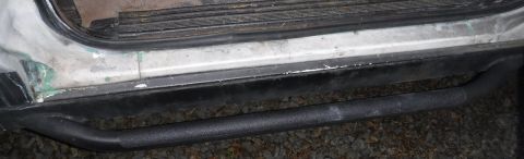 1992 Ford Bronco - Finally added grip tape (3M) to the side steps. It's nice not having to be as careful about foot placement when they're wet.