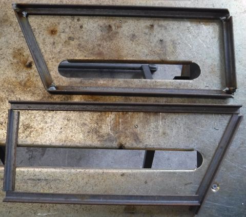 1992 Ford Bronco - Sides coming together for the rear footwell storage box.