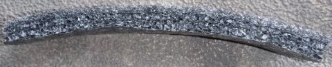 1992 Ford Bronco - Side view of the BedRug material. Visually, it reminds me of Kaizen foam, but without the layers, with a sealed bottom layer and carpet top…
