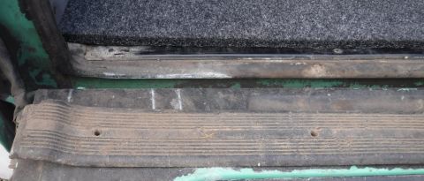 1992 Ford Bronco - I'll need to make a custom sill plate of some sort for the tailgate, since the 1/2" BedRug sits up quite a bit taller than the rubber mat d…