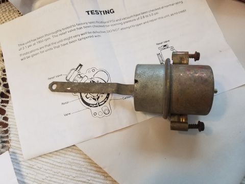 1976 Ford Ranchero - A heaterbox vacuum actuator is shown with its accompanying diagram and testing instructions.