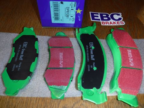 1992 Ford Bronco - EBC brake pad contest swag ready for install.
