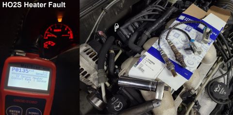 2003 Pontiac Grand Am - The SES light was on for P0135 ( oxygen sensor heater, B1S1), and a quick test showed the sensor was actually burned out internally. So it…