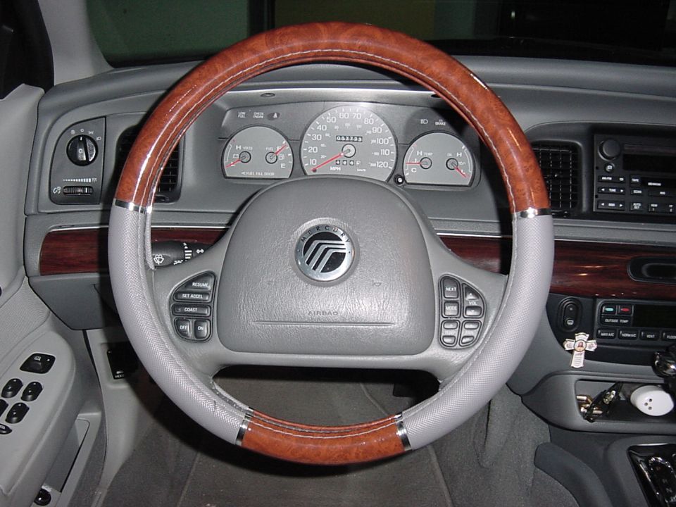 This is the cover I have on my steering wheel.  Fit is good. Hopefully it protects the wheel underneath and not ruin it....
