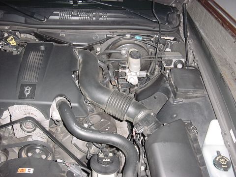 2003 Mercury Grand Marquis - Driver's side of engine bay taken on 1/3/22
