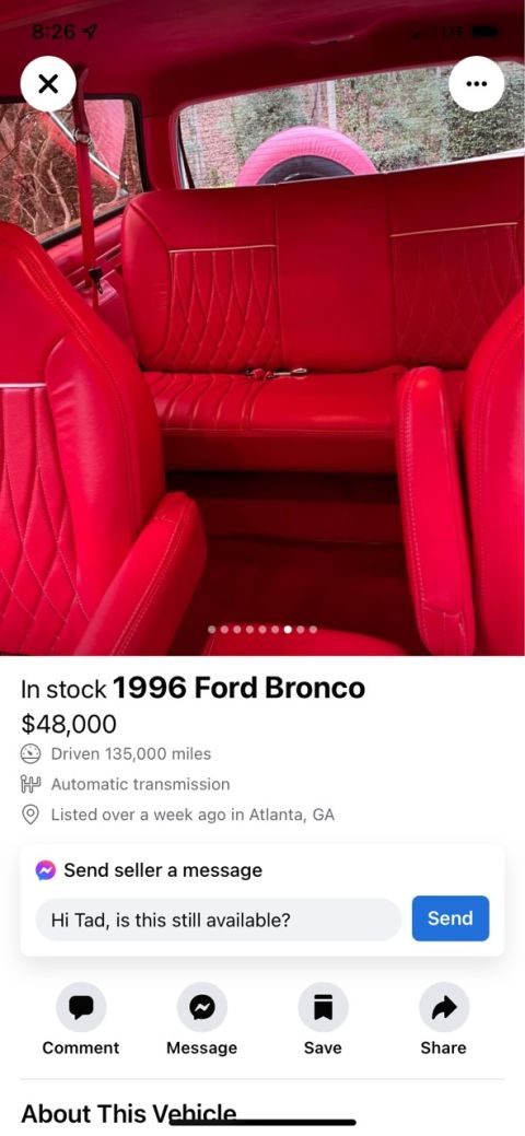 1993 Ford Bronco photo