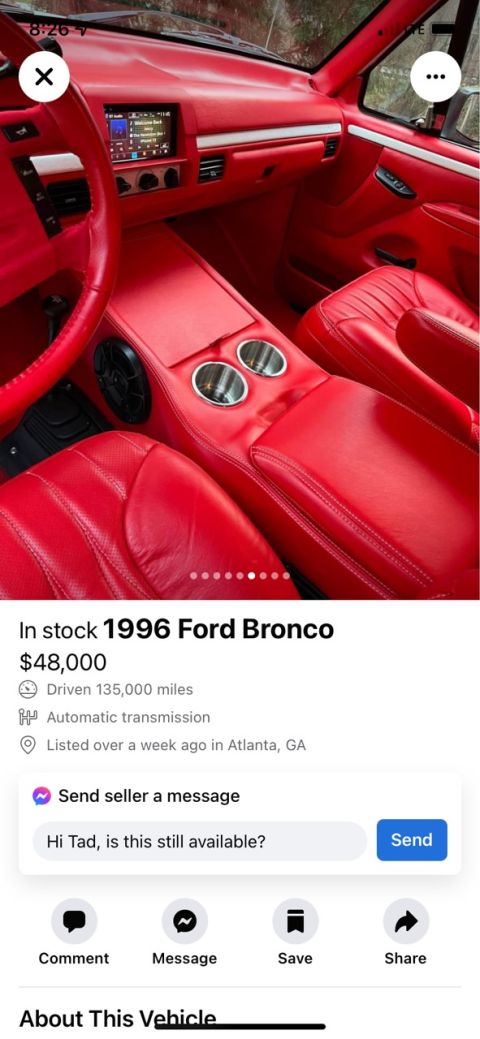 1993 Ford Bronco photo