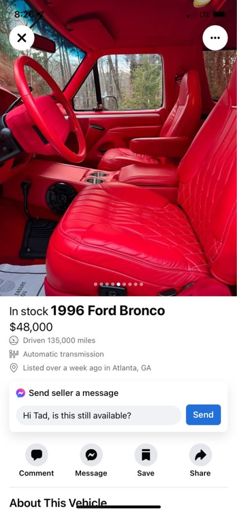 1993 Ford Bronco photo