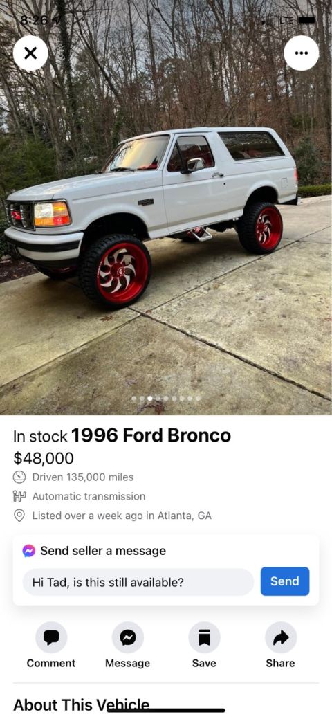 1993 Ford Bronco photo
