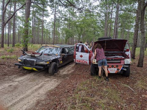 1990 Ford F-250 - Team SlapAss also accompanied us in the Maple Wagon