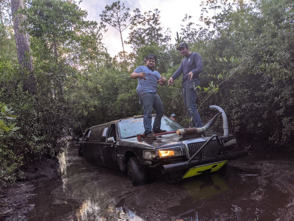 mud boggin the limo