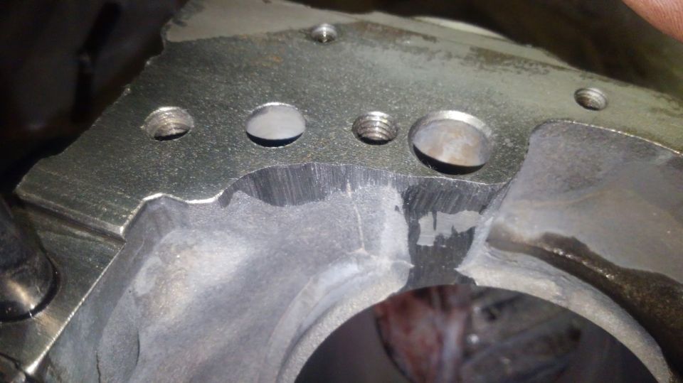 had to grind some at the oil pump pad for the rods and counterweights to clear