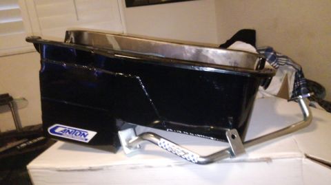 1996 Ford Bronco - i am using the Canton 16-674 4x4 deep oil pan and pickup 16-675. this is a 8 quart oil pan designed to fit trucks. it is baffeles, very lar…