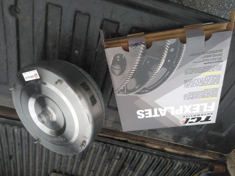 1996 Ford Bronco - i ordered a Circle D custom torque converter for my E4OD and a TCI internal balance flexplate the Converter is a billet triple disc, furnac…