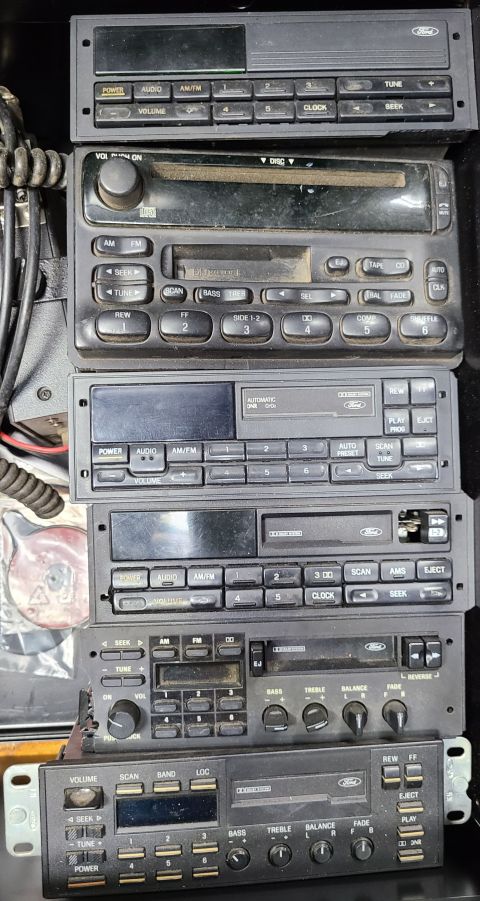 1983 Ford Bronco - Radios (used, some working) IF THE IMAGE IS TOO SMALL, click it.