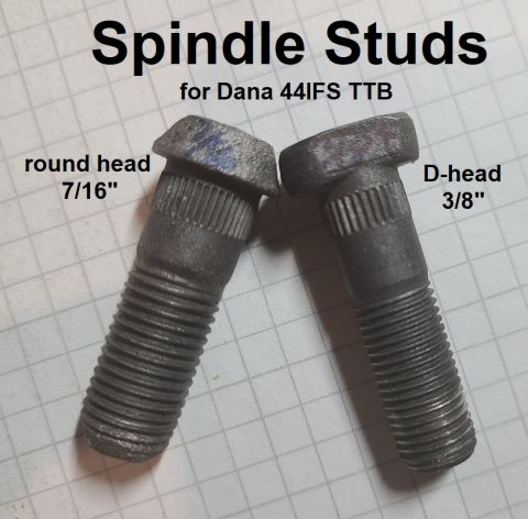 1983 Ford Bronco - Dana 44IFS Spindle Studs IF THE IMAGE IS TOO SMALL, click it. Sandblasted & thread-chased. [url=https://www.supermotors.net/registry/media/…