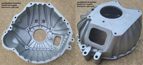 1983 Ford Bronco - '84-89 Bellhousing for External Hydraulic-Slave IF THE IMAGE IS TOO SMALL, click it. Sandblasted & painted DupliColor DE1650 [url=https://w…