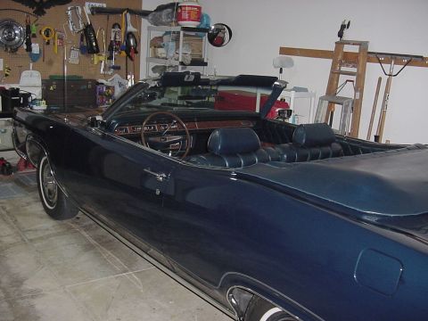 1969 Mercury Marquis - Another shot showing the workbench area in front of the car.