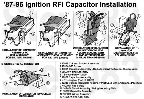 1983 Ford Bronco - '87-95 RFI Capacitor Installation IF THE IMAGE IS TOO SMALL, click it. [url=https://www.supermotors.net/registry/media/833750] https://www.…