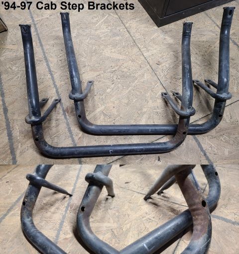 1983 Ford Bronco - Cab Step Brackets from '94-96 Broncos & F-series (& '97 >8500GVWR) IF THE IMAGE IS TOO SMALL, click it.