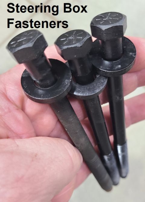 1983 Ford Bronco - '80-96 Steering Box Bolts & Washers IF THE IMAGE IS TOO SMALL, click it. fits all Broncos & F-series, and many other Ford/L/M vehicles
