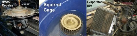 1983 Ford Bronco - Blower Repairs IF THE IMAGE IS TOO SMALL, click it. Occasionally, the blower needs maintenance that's not mentioned in the manual. The squi…
