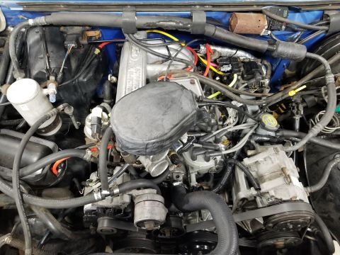 1983 Ford Bronco - Silicone Vacuum Lines on an '89 5.0L with the '96-up plastic vacuum reservoir IF THE IMAGE IS TOO SMALL, click it. These are 3mmIDx8~9mmOD…