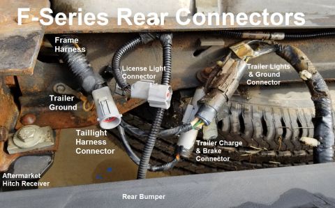 1983 Ford Bronco - F-series Fleetside SRW Rear Frame Connectors IF THE IMAGE IS TOO SMALL, click it.
