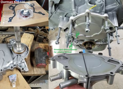 1983 Ford Bronco - Dorman 635100 V8 Timing Cover IF THE IMAGE IS TOO SMALL, click it. This cover replaces all older serpentine 5.0L & 5.8L timing covers, incl…