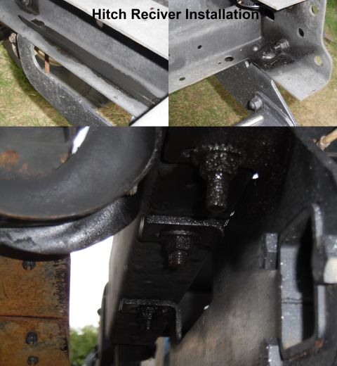 1983 Ford Bronco - Hitch Receiver Installation IF THE IMAGE IS TOO SMALL, click it. So that the nuts can be tightened or removed without a backup wrench on th…
