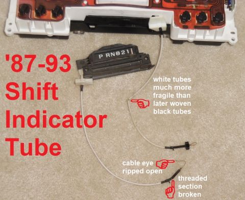 1983 Ford Bronco - Shift Indicator Tube (Early) IF THE IMAGE IS TOO SMALL, click it.