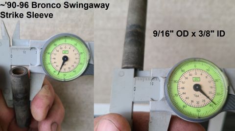 1983 Ford Bronco - Type 3 Swingaway Strike Sleeve Dimensions IF THE IMAGE IS TOO SMALL, click it. At the upload date, new replacements are NOT available. [url…