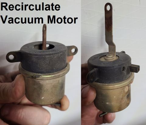 1983 Ford Bronco - Recirculate Vacuum Motor IF THE IMAGE IS TOO SMALL, click it.