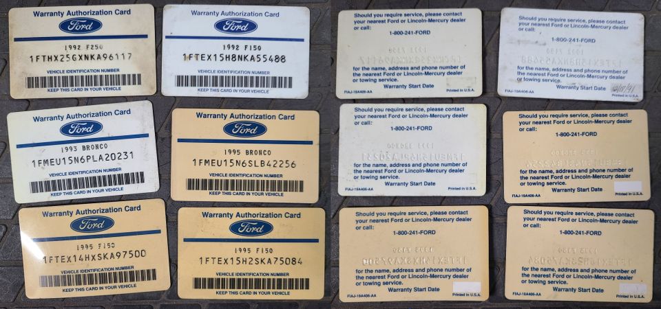 Owner Cards from '92-95 Trucks
IF THE IMAGE IS TOO SMALL, click it.