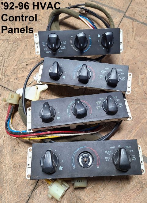1983 Ford Bronco - '92-96 HVAC Control Panels IF THE IMAGE IS TOO SMALL, click it. Bezel (not shown) F2TZ15044D70G See also: [url=https://www.supermotors.net/…